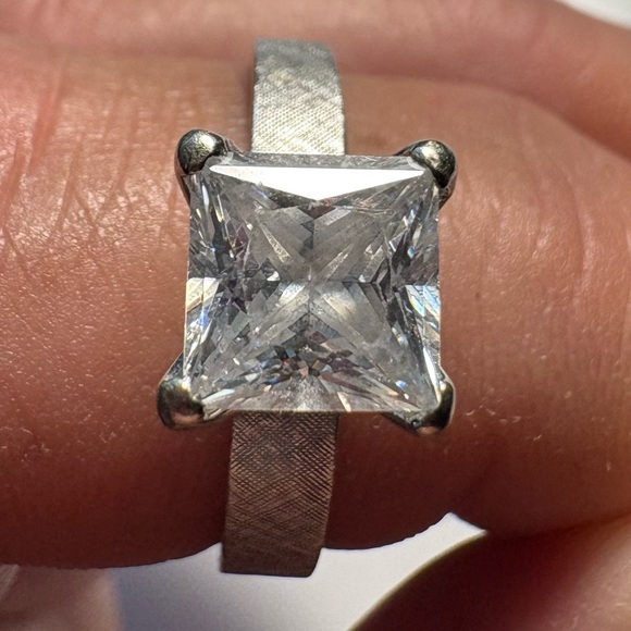 Vintage 14k white gold wedding set GORGEOUS!! - Picture 15 of 16